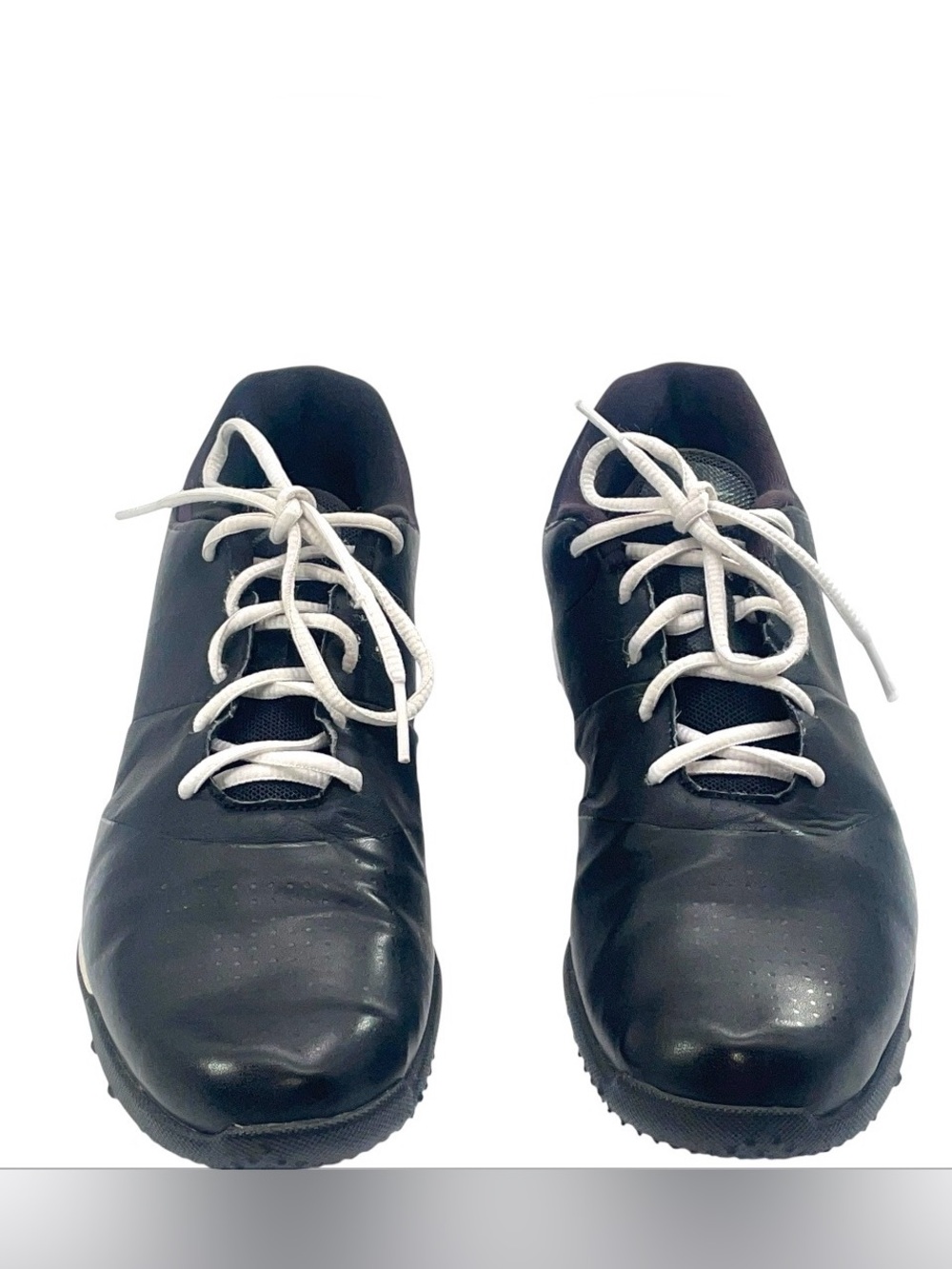 Nike Lunar Control Golf Shoes Women’s Size 8 Black White Spikes - Picture 3 of 6